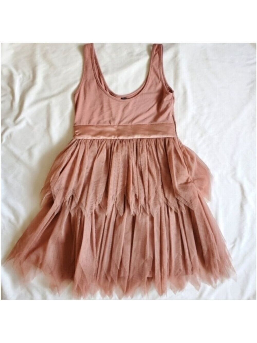 ONLY Mesh rose tulle dress size Medium - Picture 1 of 6